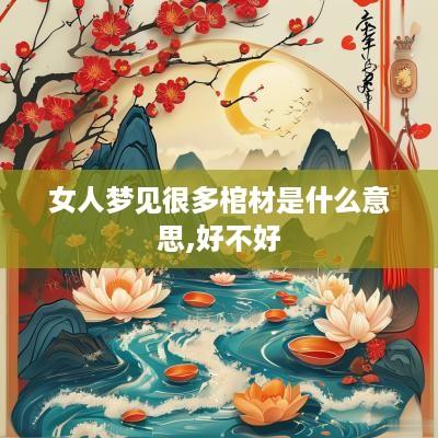 女人梦见很多棺材是什么意思,好不好