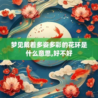 梦见戴着多姿多彩的花环是什么意思,好不好