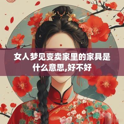女人梦见变卖家里的家具是什么意思,好不好