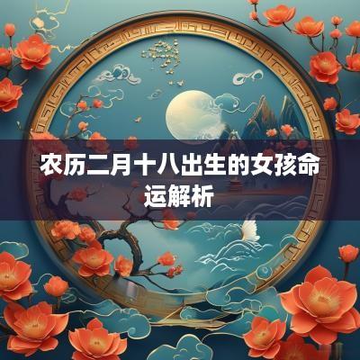农历二月十八出生的女孩命运解析