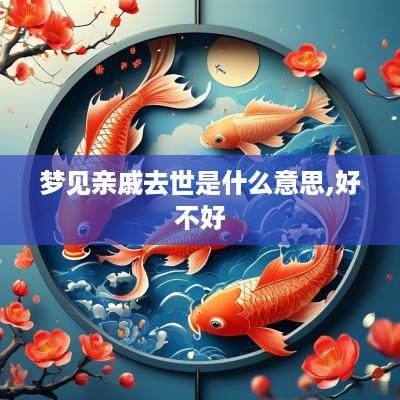 梦见亲戚去世是什么意思,好不好