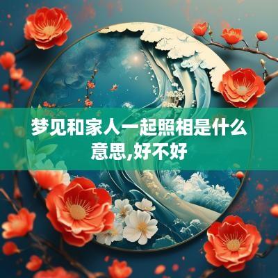 梦见和家人一起照相是什么意思,好不好
