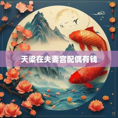天梁在夫妻宫配偶有钱