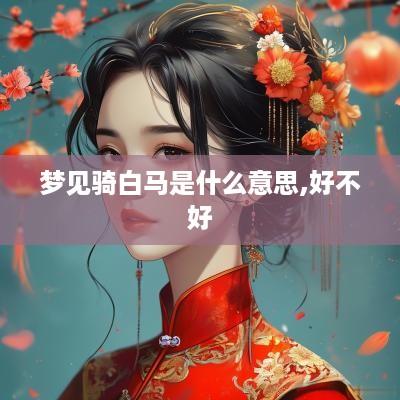 梦见骑白马是什么意思,好不好