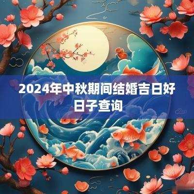 2025年中秋期间结婚吉日好日子查询