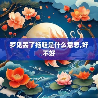 梦见丢了拖鞋是什么意思,好不好