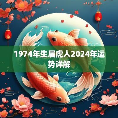 1974年生属虎人2025年运势详解