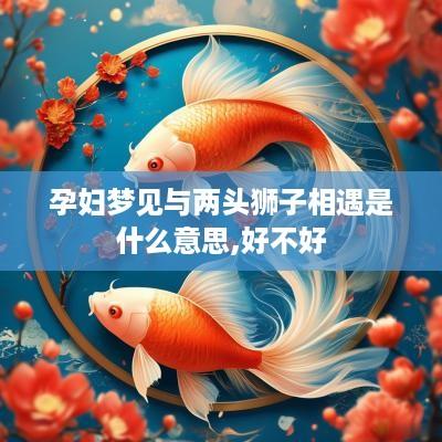 孕妇梦见与两头狮子相遇是什么意思,好不好