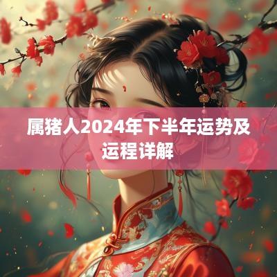 属猪人2025年下半年运势及运程详解