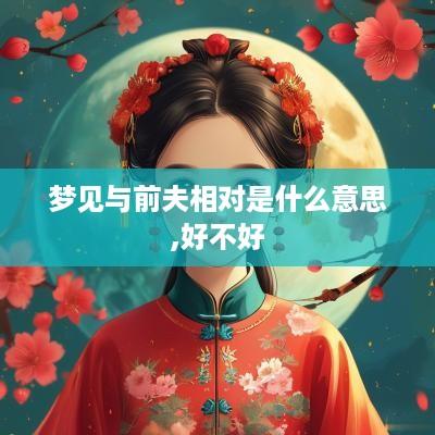 梦见与前夫相对是什么意思,好不好