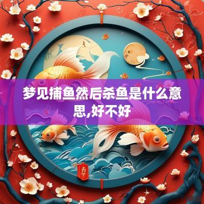 梦见捕鱼然后杀鱼是什么意思,好不好
