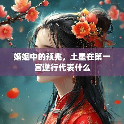 婚姻中的预兆，土星在第一宫逆行代表什么