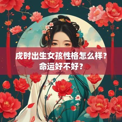 戌时出生女孩性格怎么样？命运好不好？