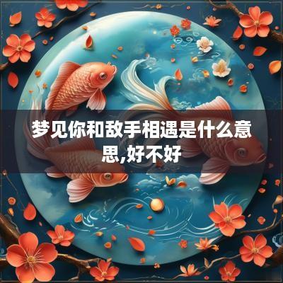梦见你和敌手相遇是什么意思,好不好
