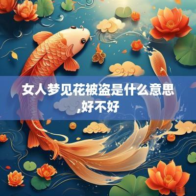 女人梦见花被盗是什么意思,好不好