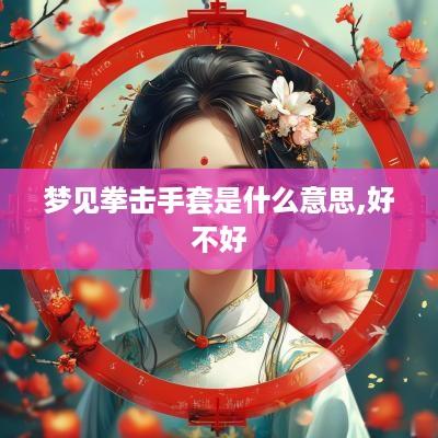 梦见拳击手套是什么意思,好不好