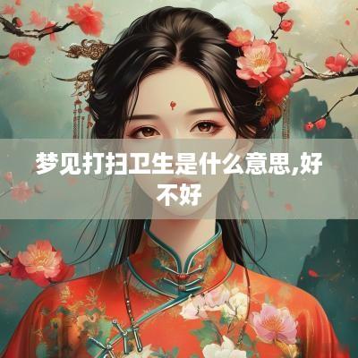 梦见打扫卫生是什么意思,好不好