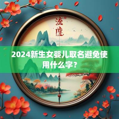 2025新生女婴儿取名避免使用什么字？