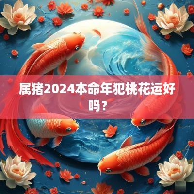 属猪2025本命年犯桃花运好吗？