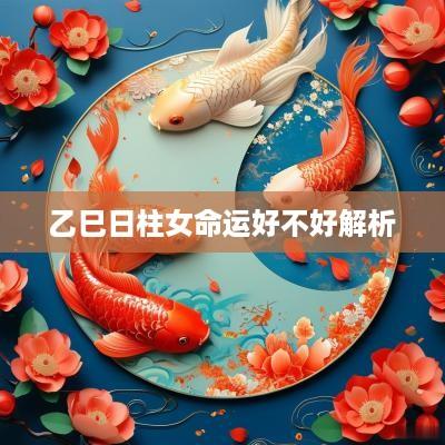 乙巳日柱女命运好不好解析