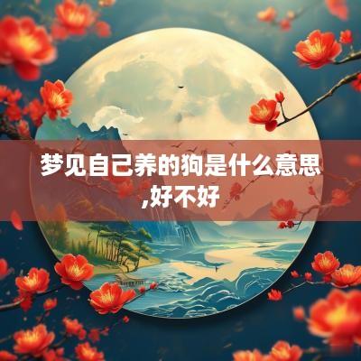 梦见自己养的狗是什么意思,好不好