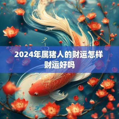 2025年属猪人的财运怎样 财运好吗