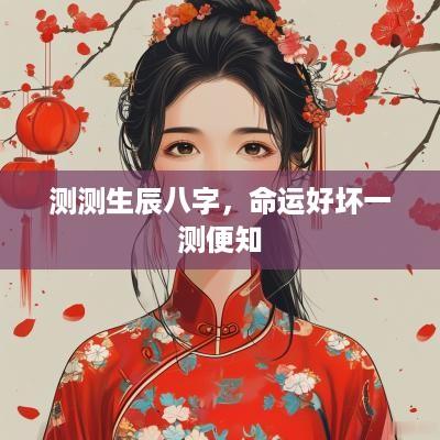 测测生辰八字，命运好坏一测便知