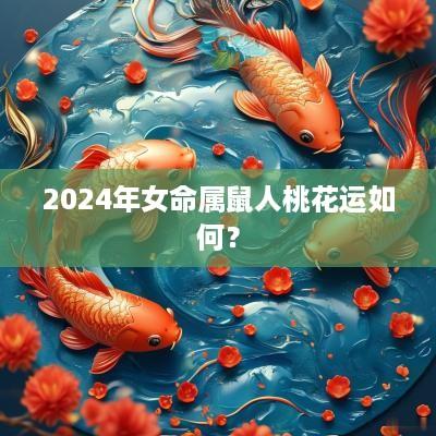 2025年女命属鼠人桃花运如何？