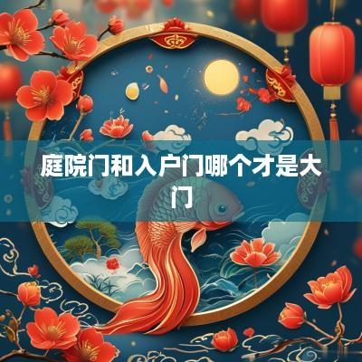 庭院门和入户门哪个才是大门