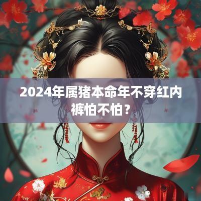 2025年属猪本命年不穿红内裤怕不怕？