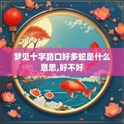 梦见十字路口好多蛇是什么意思,好不好
