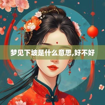 梦见下坡是什么意思,好不好