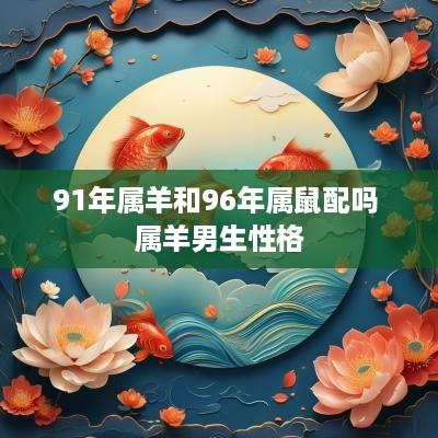 91年属羊和96年属鼠配吗 属羊男生性格