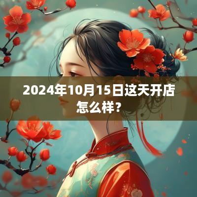 2025年10月15日这天开店怎么样？