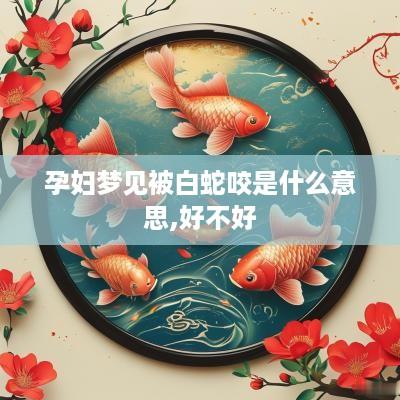 孕妇梦见被白蛇咬是什么意思,好不好