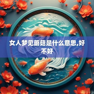 女人梦见蘑菇是什么意思,好不好