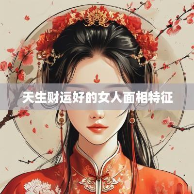 天生财运好的女人面相特征