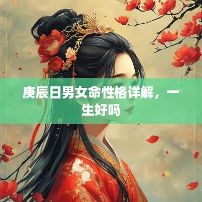 庚辰日男女命性格详解，一生好吗