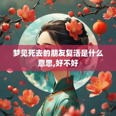 梦见死去的朋友复活是什么意思,好不好