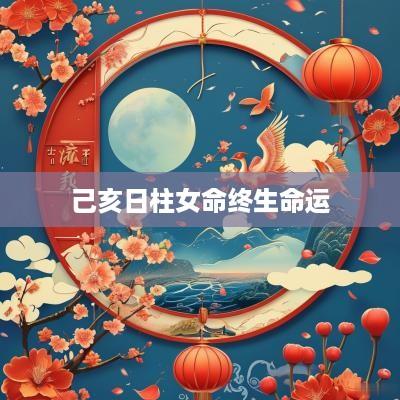 己亥日柱女命终生命运