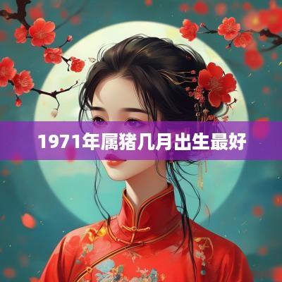 1971年属猪几月出生最好
