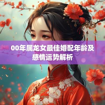 00年属龙女最佳婚配年龄及感情运势解析