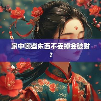 家中哪些东西不丢掉会破财？