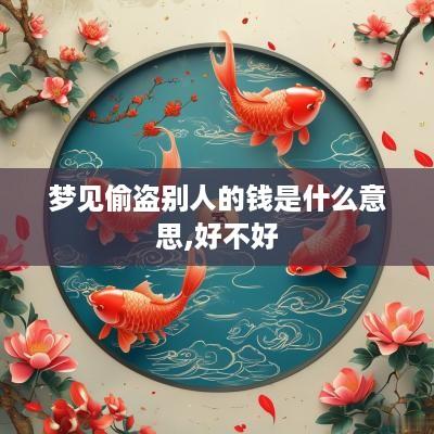 梦见偷盗别人的钱是什么意思,好不好