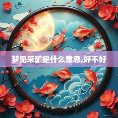 梦见采矿是什么意思,好不好