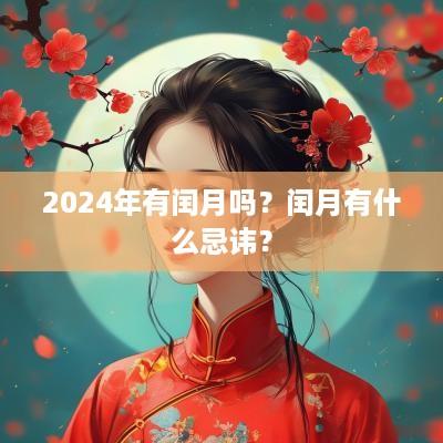 2025年有闰月吗？闰月有什么忌讳？