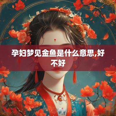 孕妇梦见金鱼是什么意思,好不好