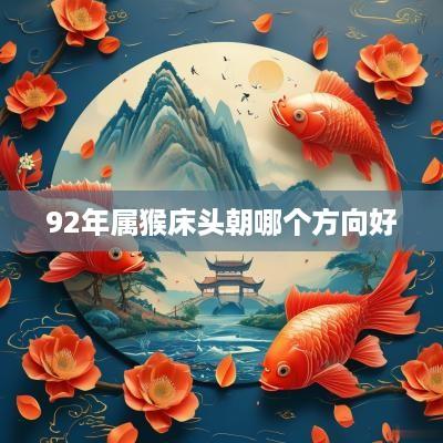 92年属猴床头朝哪个方向好
