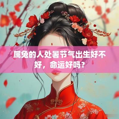 属兔的人处暑节气出生好不好，命运好吗？
