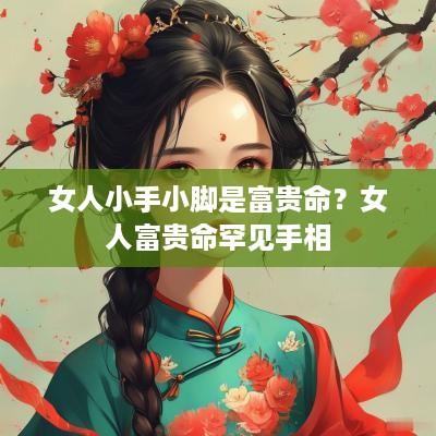 女人小手小脚是富贵命？女人富贵命罕见手相